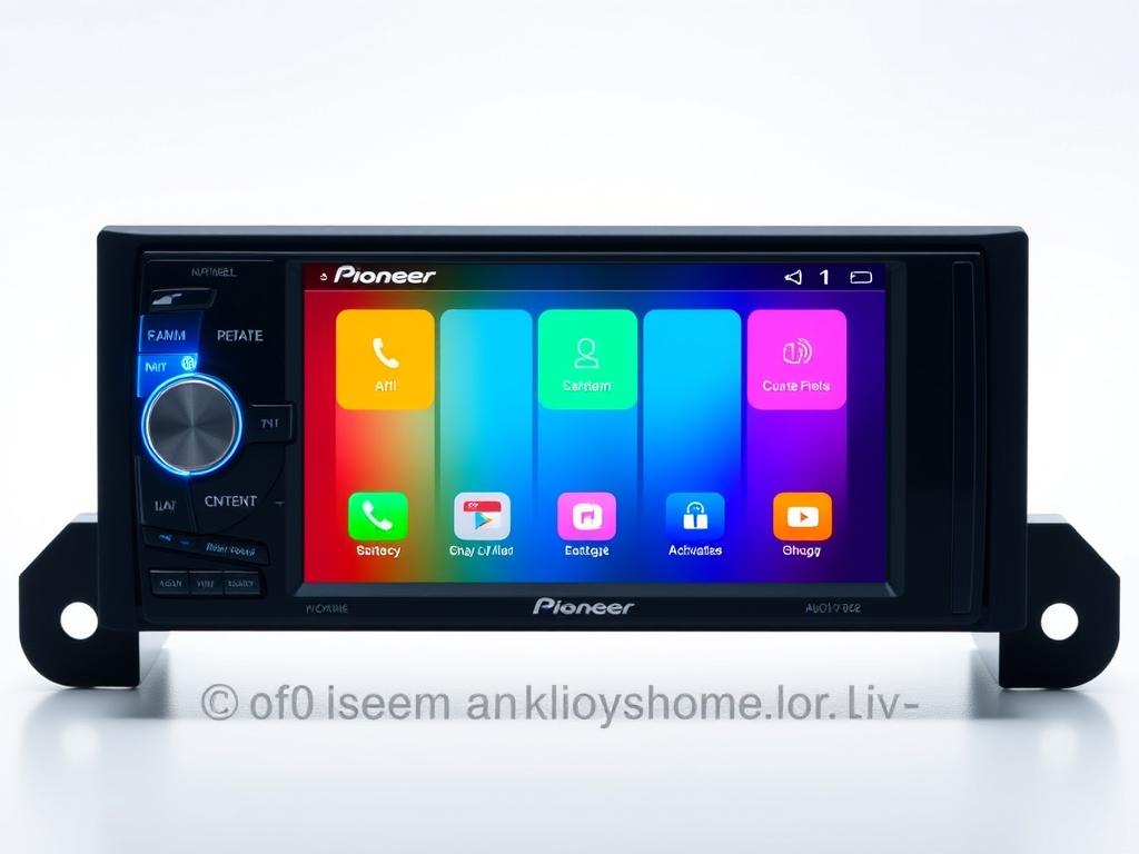 Pioneer DMH-W4660NEX double din car stereo with 6.8-inch screen