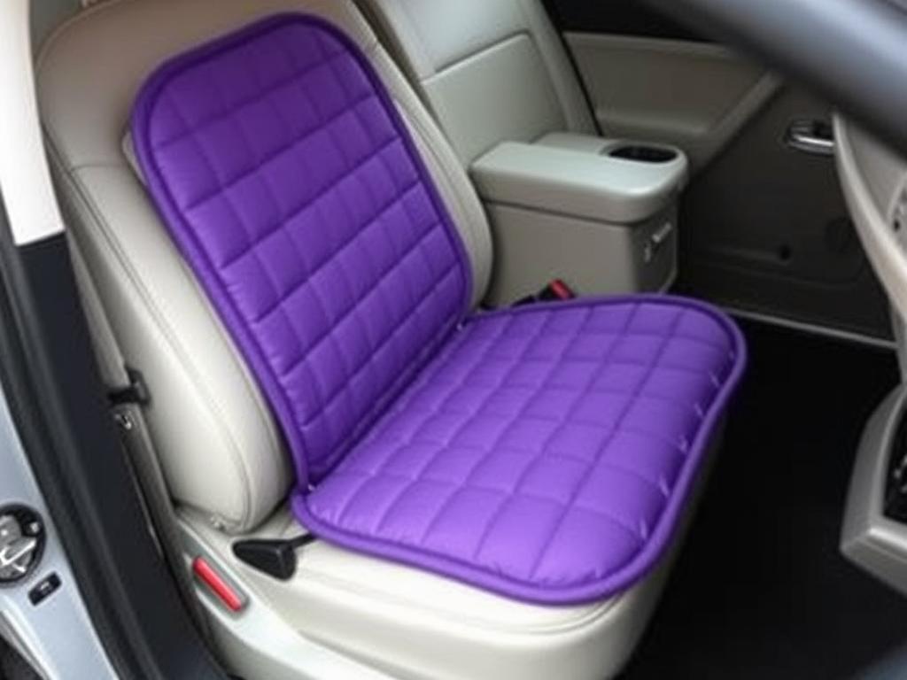 Purple Ultimate Seat Cushion with grid design for pressure relief