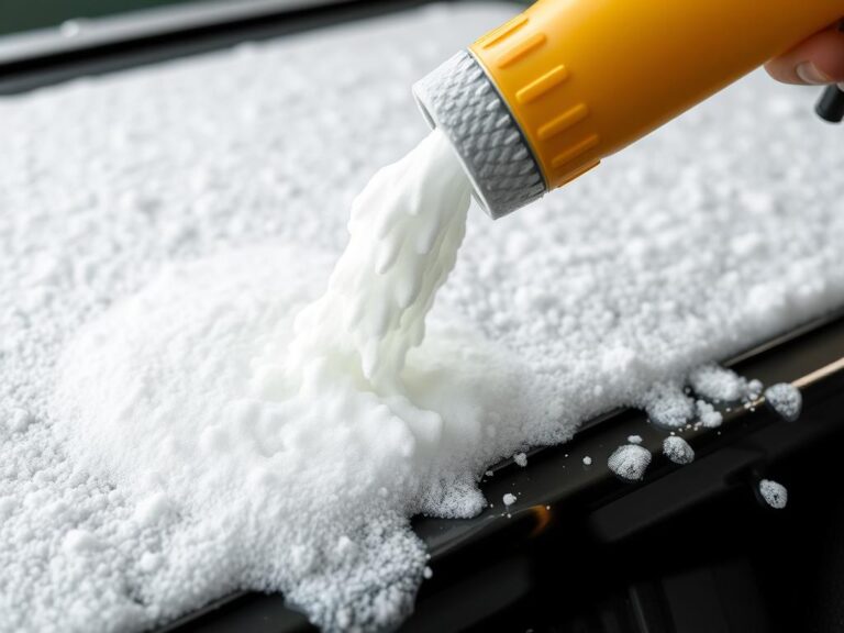 Regular car wash soap being used in a foam cannon
