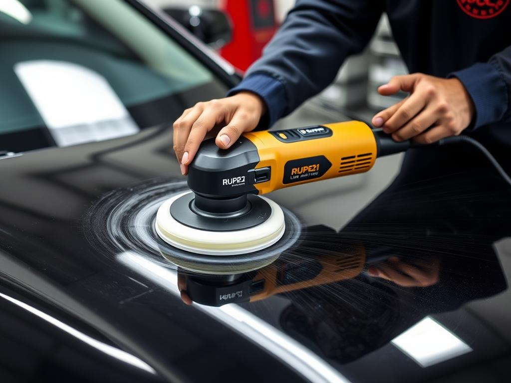 Rupes LHR21 Mark III Buffer Polisher - professional-grade car polisher machine