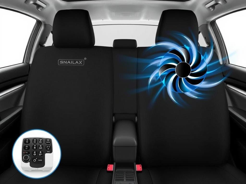 Snailax Cooling Car Seat Cover with multiple cooling speeds