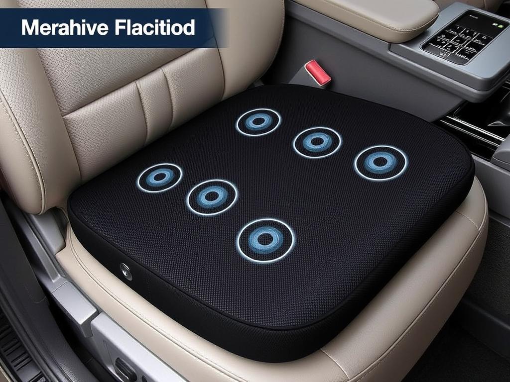 Snailax Memory Foam Massage Seat Cushion showing memory foam padding