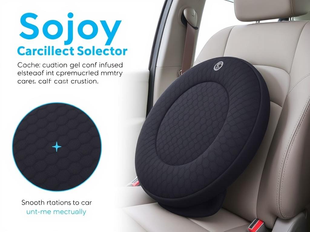 Sojoy iGelComfort Gel Swivel Cushion for elderly car mobility