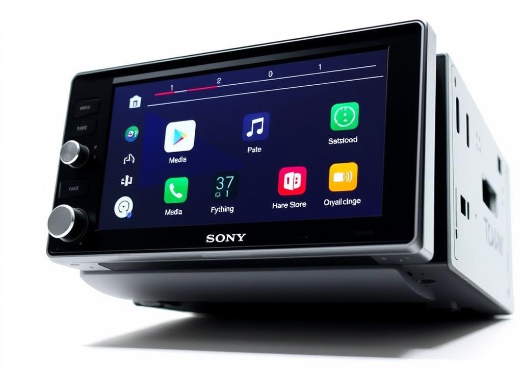 Sony XAV-AX5500 double din car stereo with 6.95-inch screen