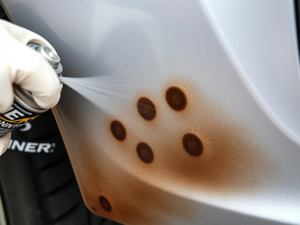 Stoner Tarminator being sprayed on tar spots