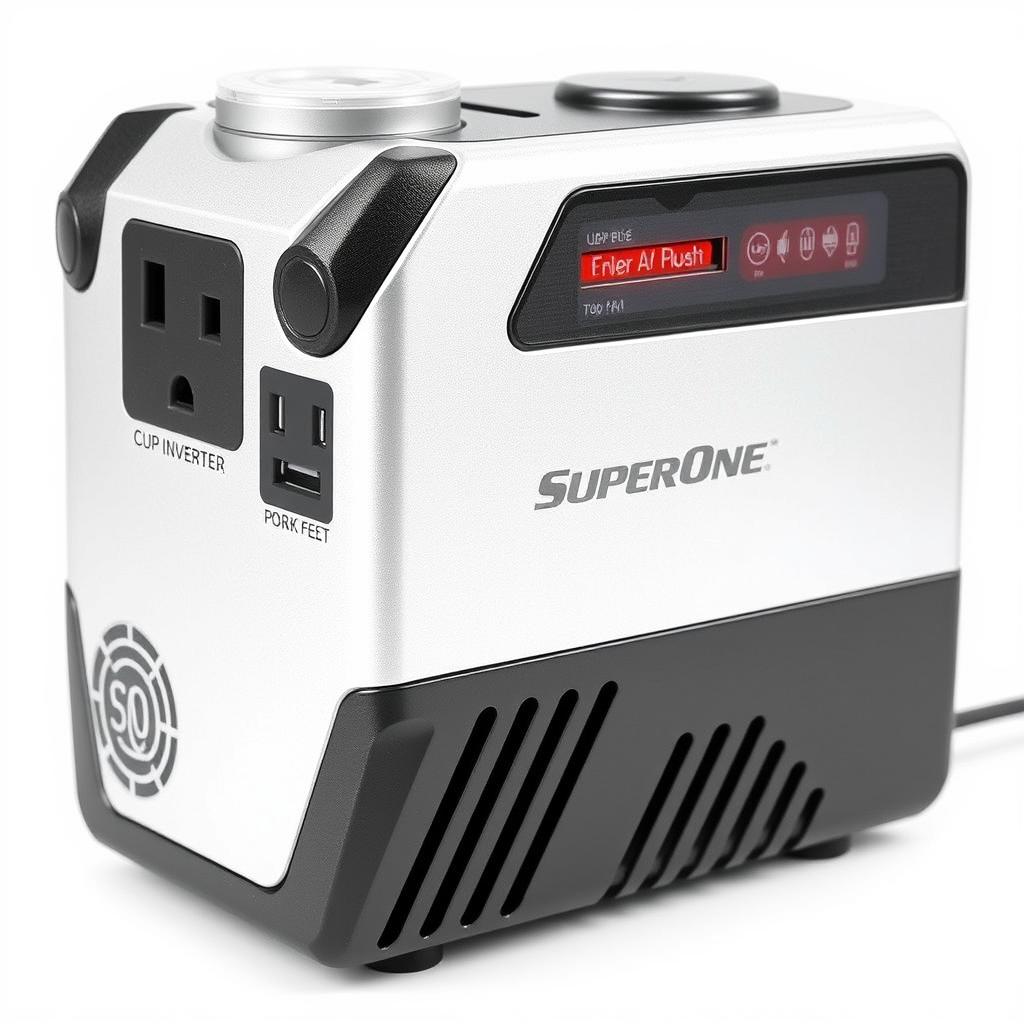 SuperOne 150W Power Inverter with cup holder design
