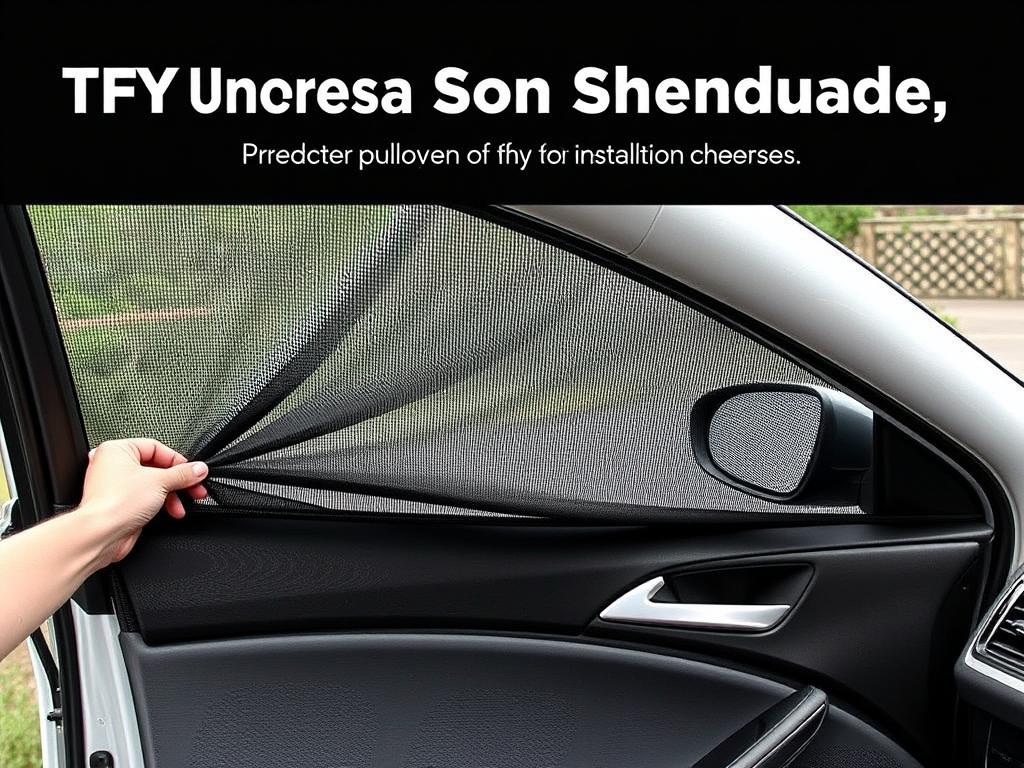 TFY Universal Sunshade mesh car window cover