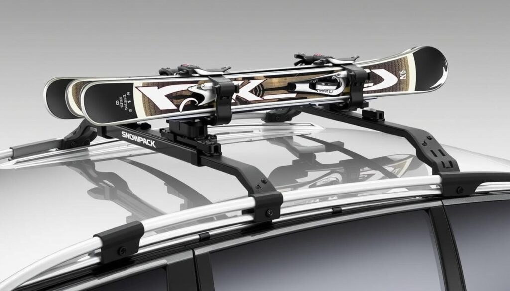 Thule SnowPack M ski rack with multiple mounting options
