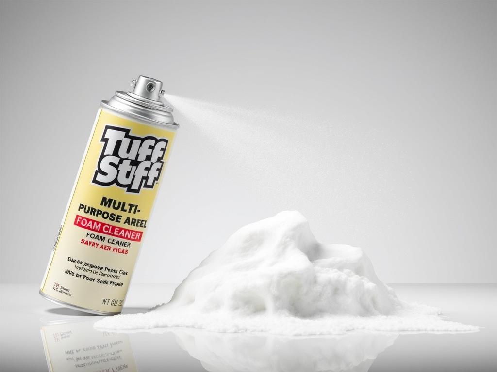 Tuff Stuff Multi-Purpose Foam Cleaner can spraying foam