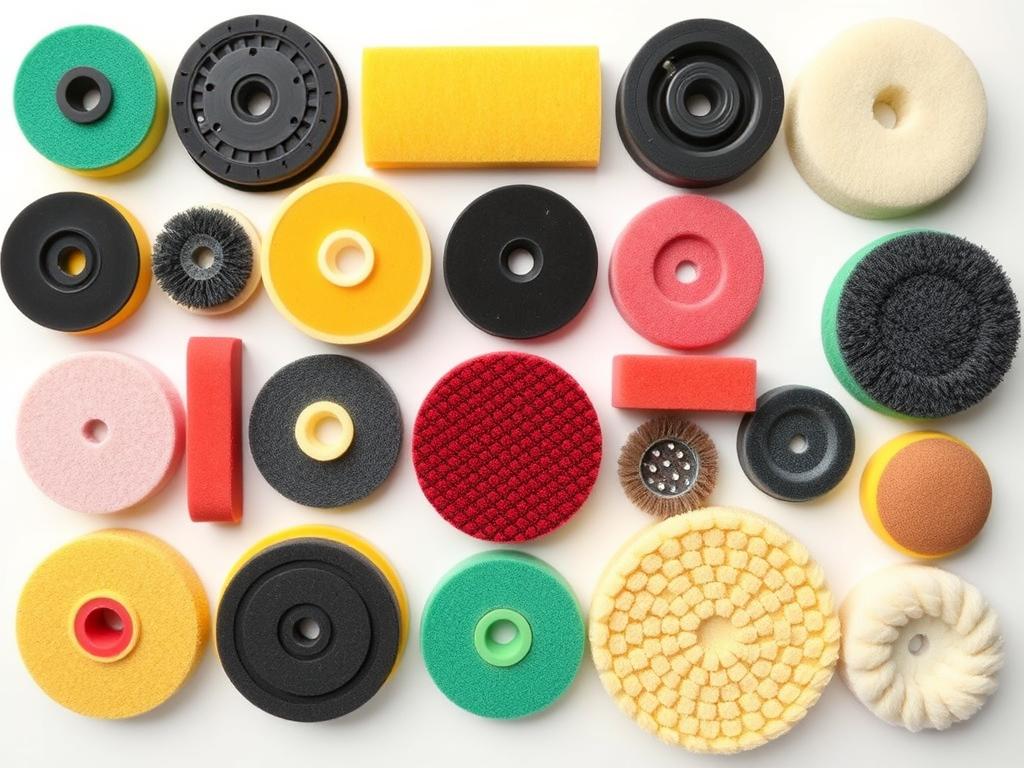 Various polishing pads for car polisher machines