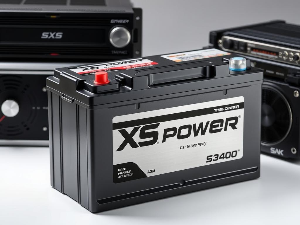 XS Power S3400 AGM Battery for car audio