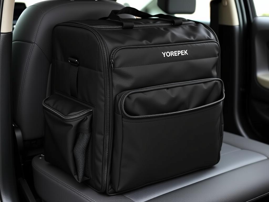 YOREPEK Padded Car Seat Travel Bag with side pockets