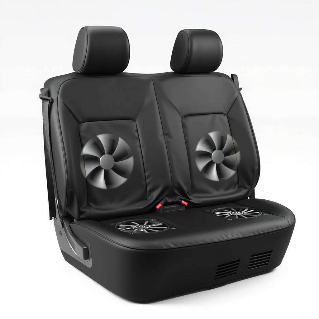 Zone Tech Cooling Car Seat Cover with dual fans