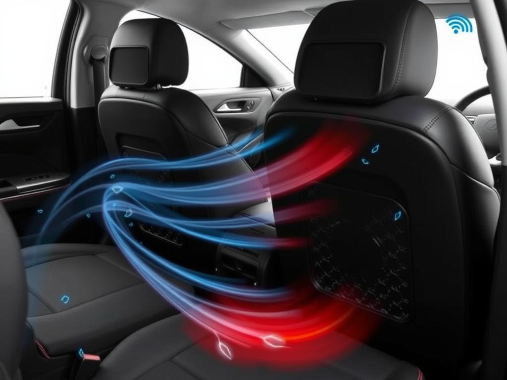 Zone Tech Cooling Car Seat Cover with powerful fans