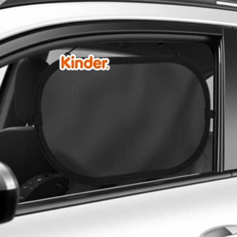 kinder Fluff Car Window Shade with 99.95% UV protection