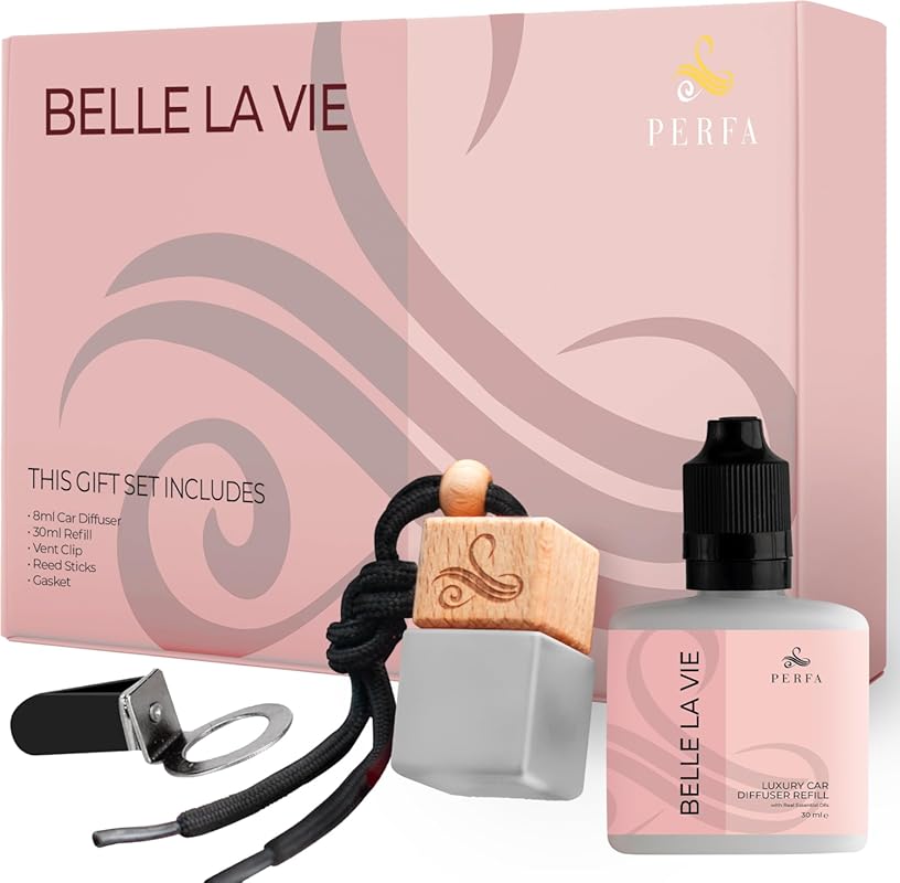 Belle La Vie Car Air Fresheners Gift Set | Luxury Perfume-Inspired Car